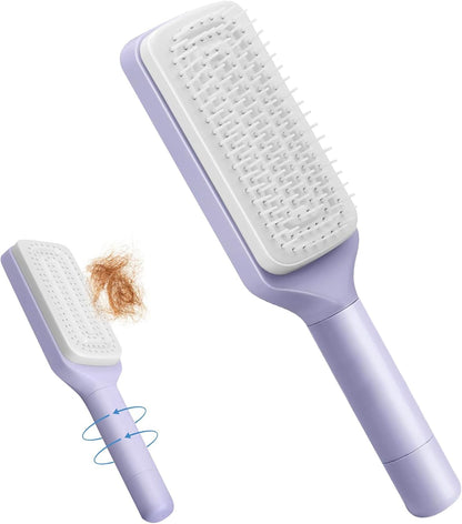 Self-Cleaning hairbrush